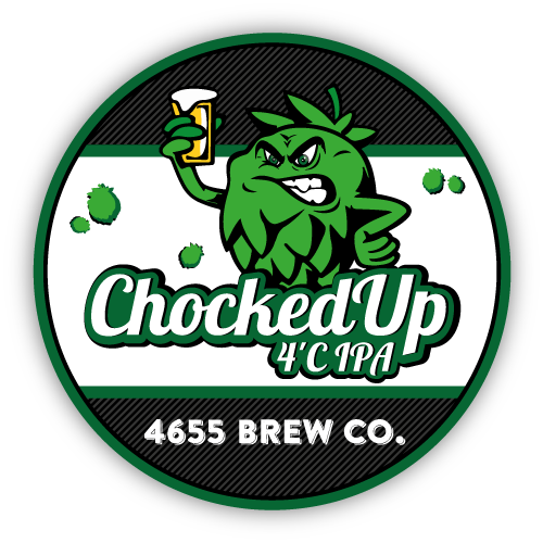 Chocked Up 4'C IPA by 4655 Brewing Company